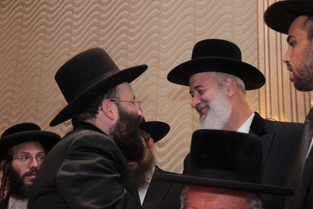 הרב שמואל רבינוביץ חיתן, כל המי ומי התייצבו • גלריה