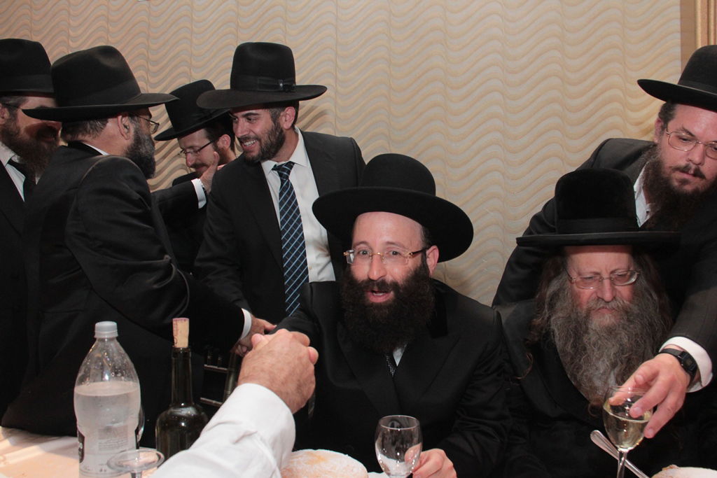 הרב שמואל רבינוביץ חיתן, כל המי ומי התייצבו • גלריה