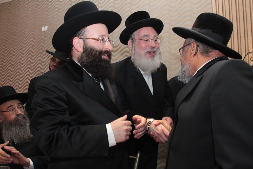 הרב שמואל רבינוביץ חיתן, כל המי ומי התייצבו • גלריה