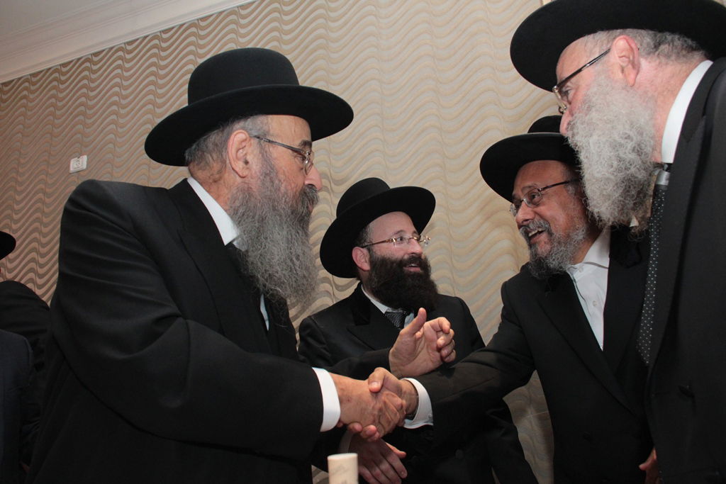 הרב שמואל רבינוביץ חיתן, כל המי ומי התייצבו • גלריה