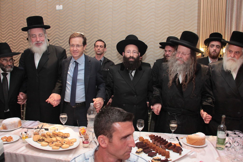 הרב שמואל רבינוביץ חיתן, כל המי ומי התייצבו • גלריה