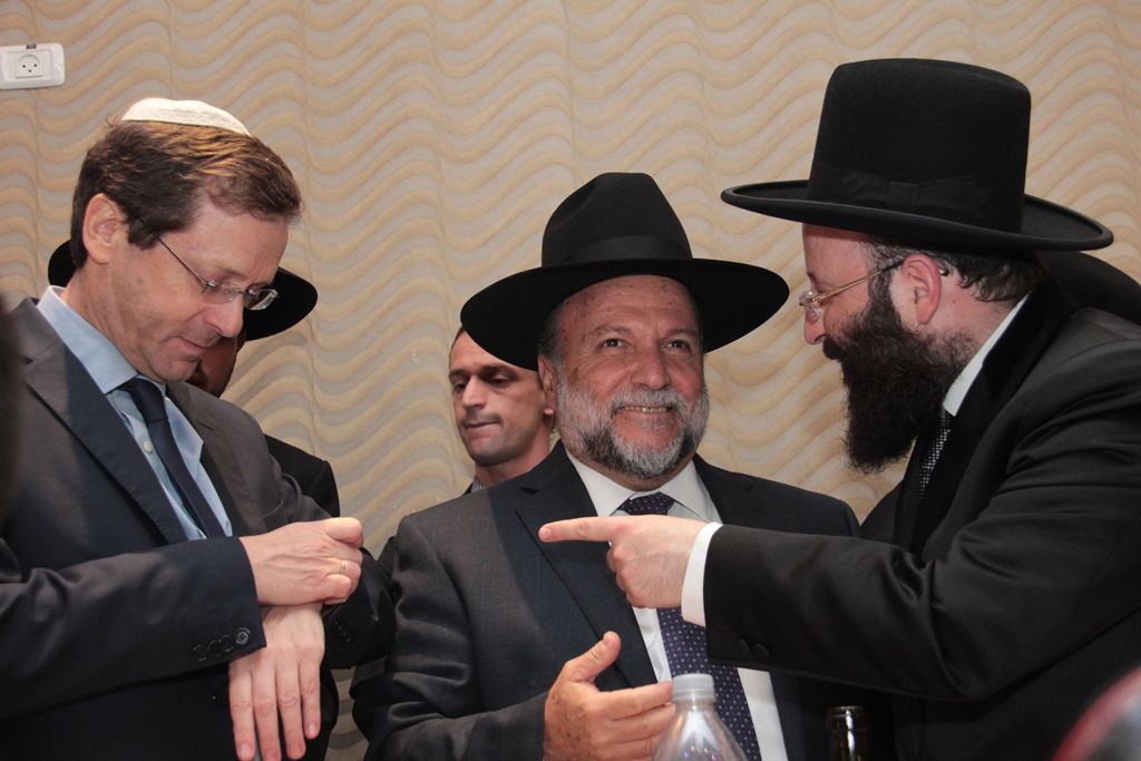 הרב שמואל רבינוביץ חיתן, כל המי ומי התייצבו • גלריה