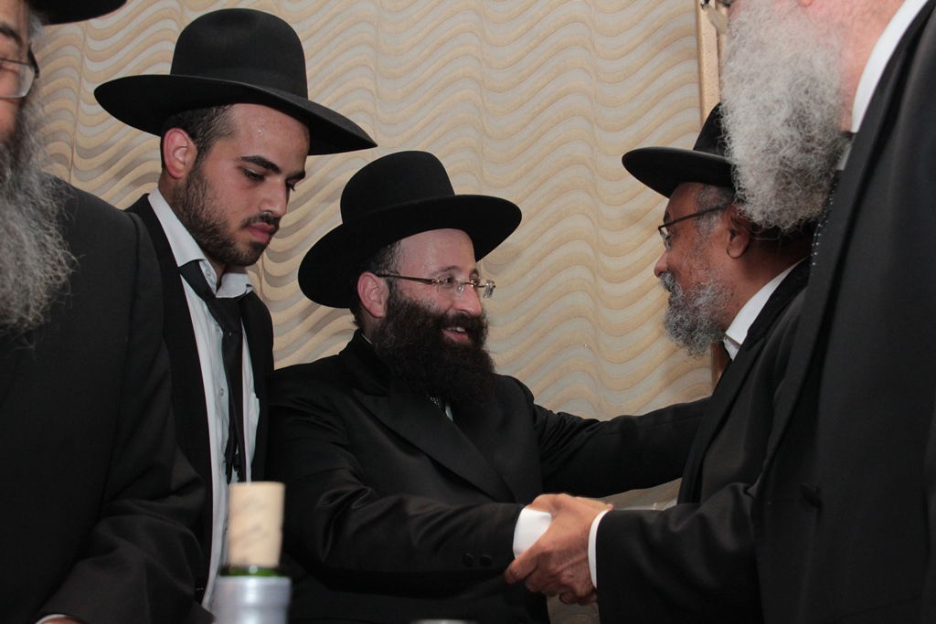 הרב שמואל רבינוביץ חיתן, כל המי ומי התייצבו • גלריה