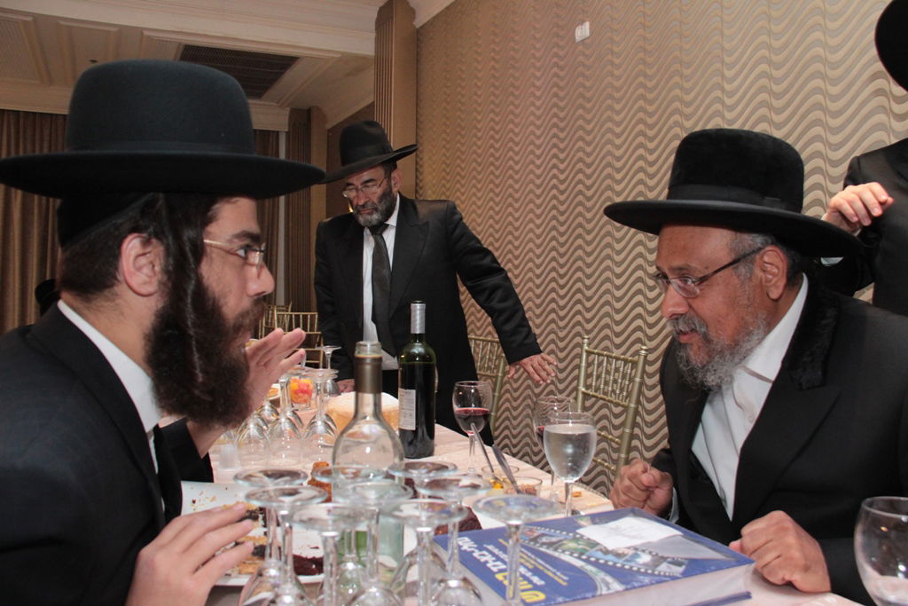 הרב שמואל רבינוביץ חיתן, כל המי ומי התייצבו • גלריה