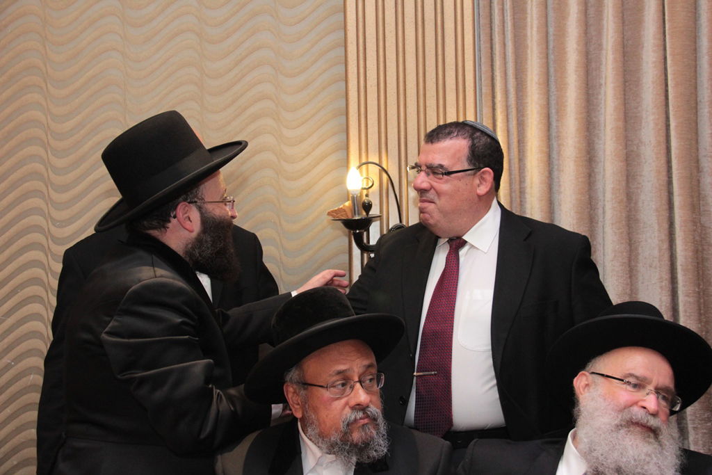 הרב שמואל רבינוביץ חיתן, כל המי ומי התייצבו • גלריה