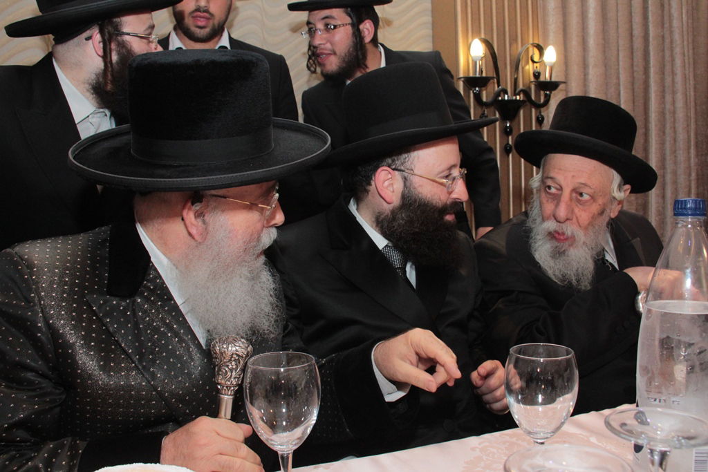 הרב שמואל רבינוביץ חיתן, כל המי ומי התייצבו • גלריה