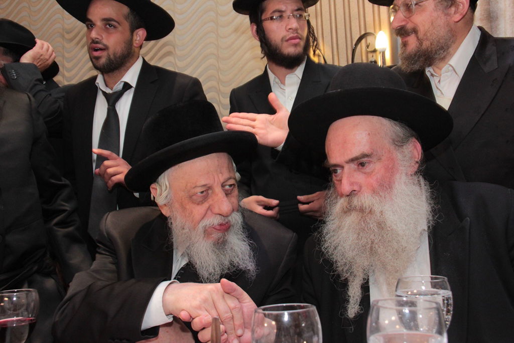 הרב שמואל רבינוביץ חיתן, כל המי ומי התייצבו • גלריה