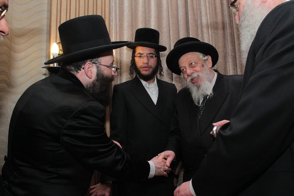 הרב שמואל רבינוביץ חיתן, כל המי ומי התייצבו • גלריה