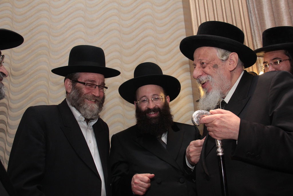 הרב שמואל רבינוביץ חיתן, כל המי ומי התייצבו • גלריה