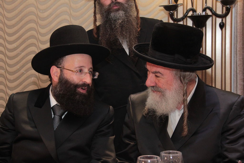 הרב שמואל רבינוביץ חיתן, כל המי ומי התייצבו • גלריה