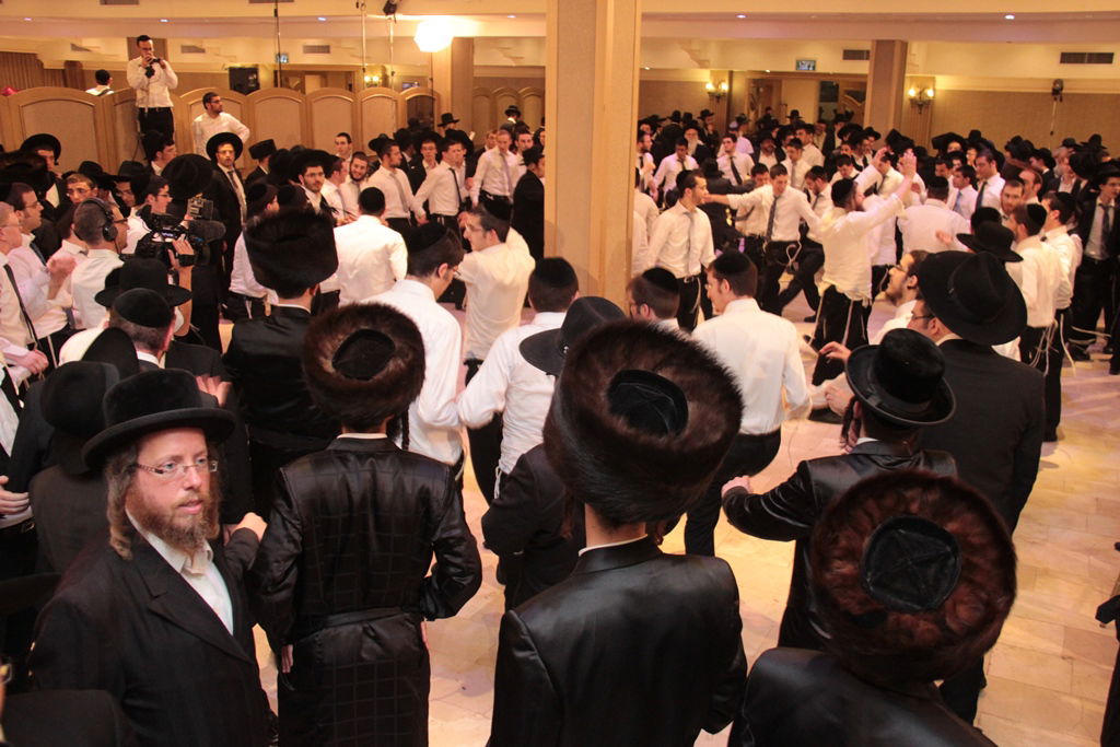 הרב שמואל רבינוביץ חיתן, כל המי ומי התייצבו • גלריה