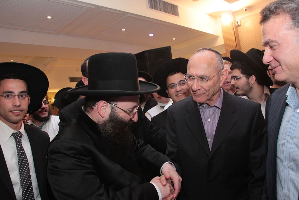 הרב שמואל רבינוביץ חיתן, כל המי ומי התייצבו • גלריה