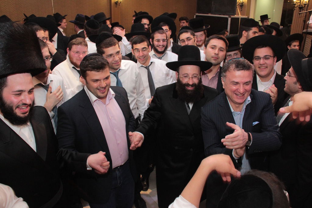 הרב שמואל רבינוביץ חיתן, כל המי ומי התייצבו • גלריה