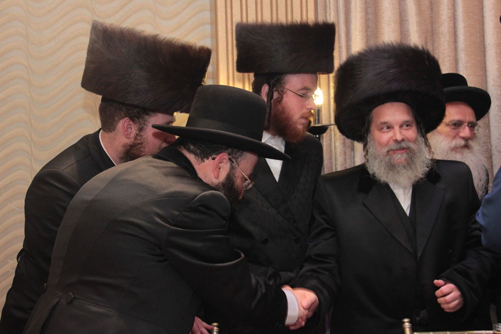 הרב שמואל רבינוביץ חיתן, כל המי ומי התייצבו • גלריה