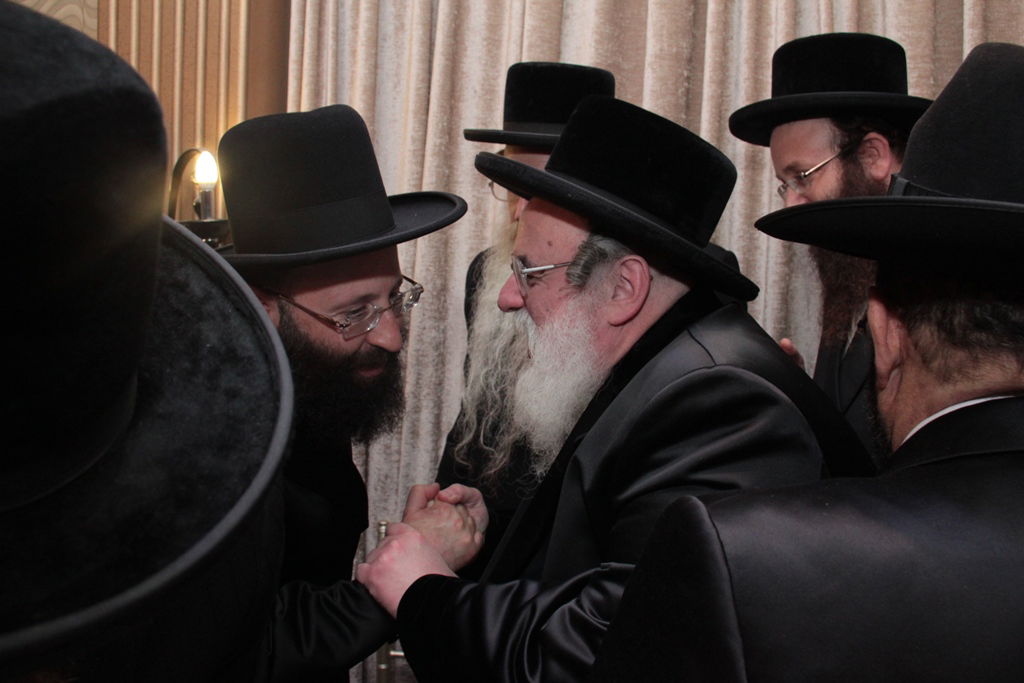 הרב שמואל רבינוביץ חיתן, כל המי ומי התייצבו • גלריה