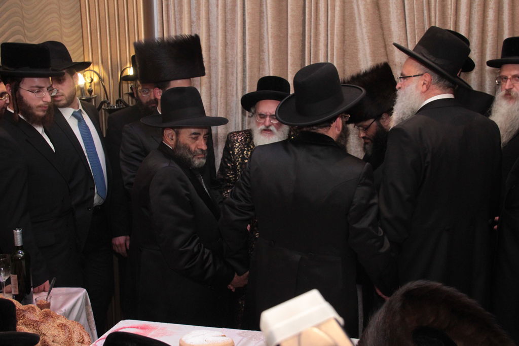 הרב שמואל רבינוביץ חיתן, כל המי ומי התייצבו • גלריה