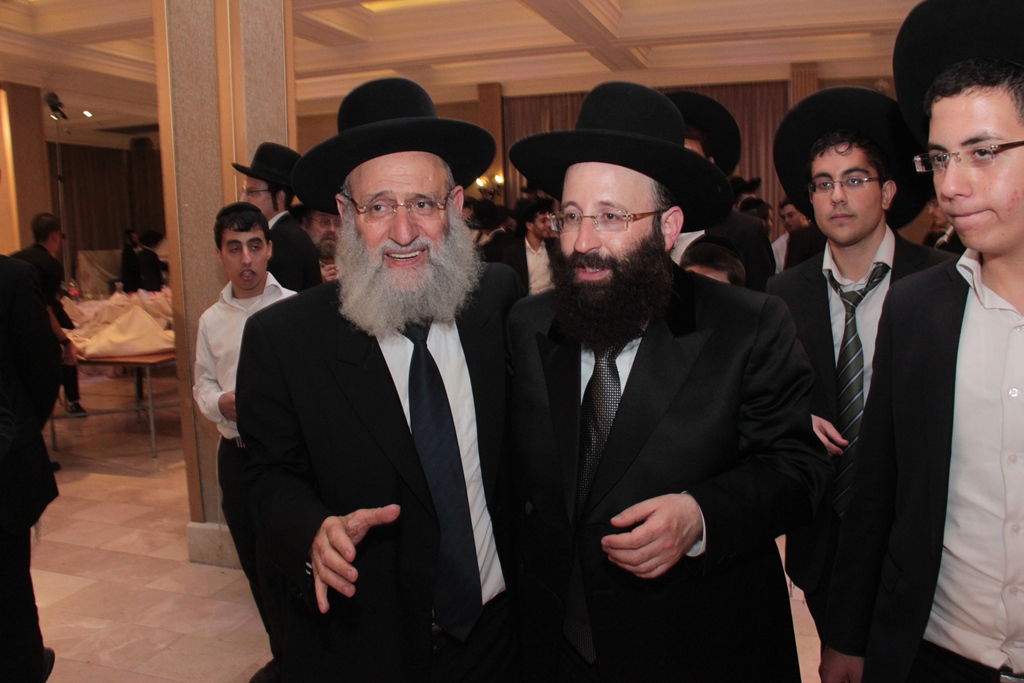 הרב שמואל רבינוביץ חיתן, כל המי ומי התייצבו • גלריה