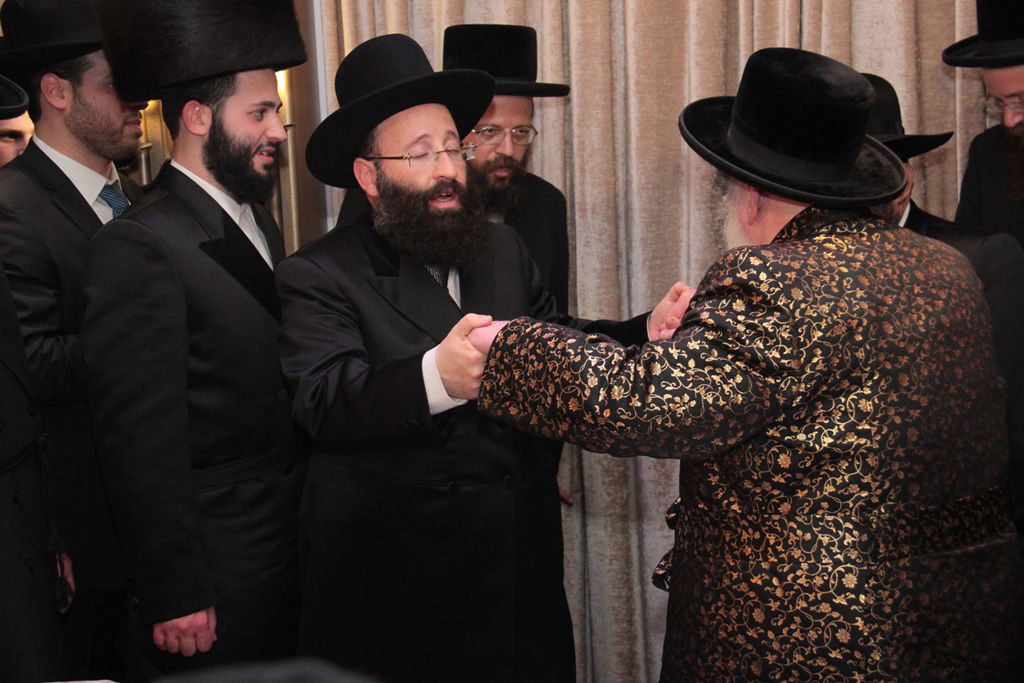 הרב שמואל רבינוביץ חיתן, כל המי ומי התייצבו • גלריה