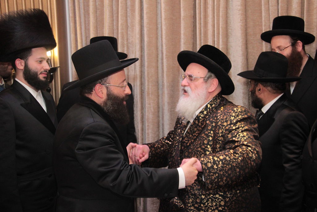 הרב שמואל רבינוביץ חיתן, כל המי ומי התייצבו • גלריה