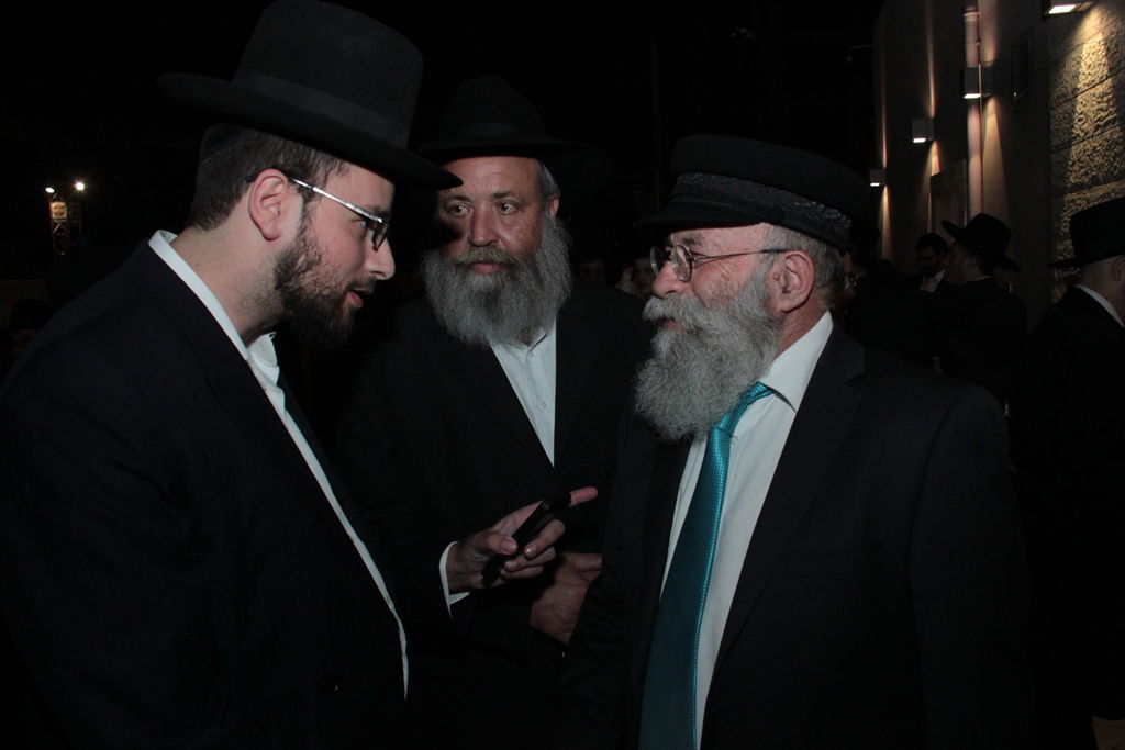 הרב שמואל רבינוביץ חיתן, כל המי ומי התייצבו • גלריה