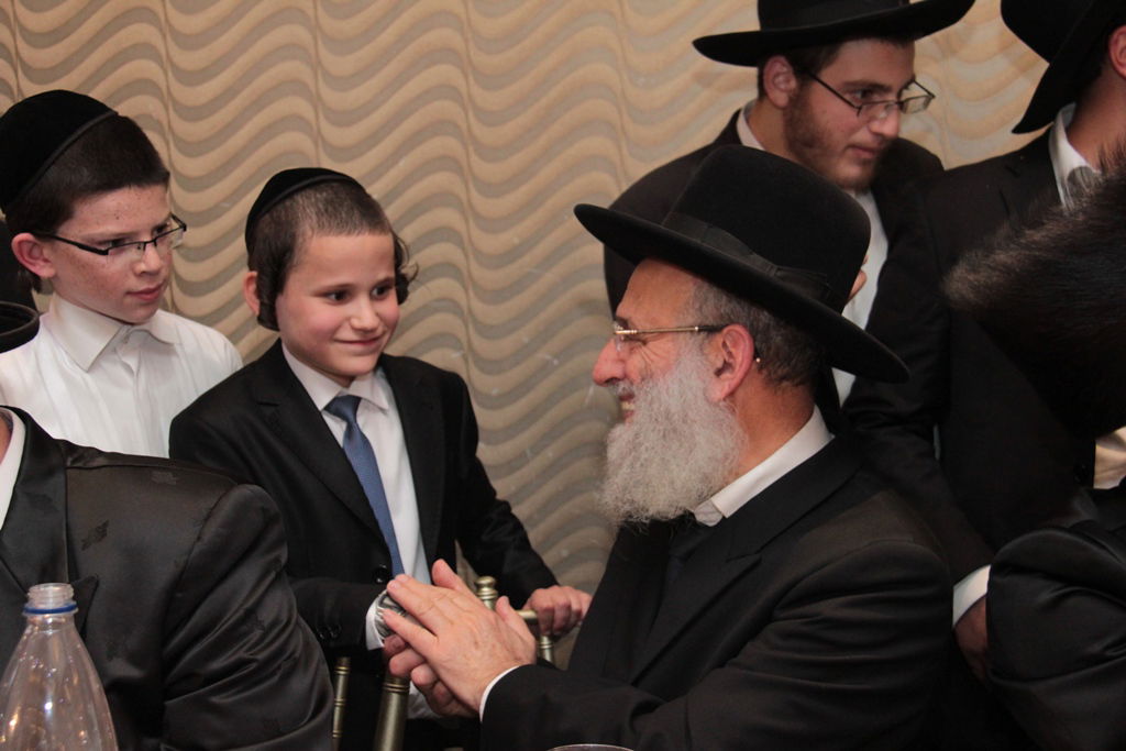 הרב שמואל רבינוביץ חיתן, כל המי ומי התייצבו • גלריה