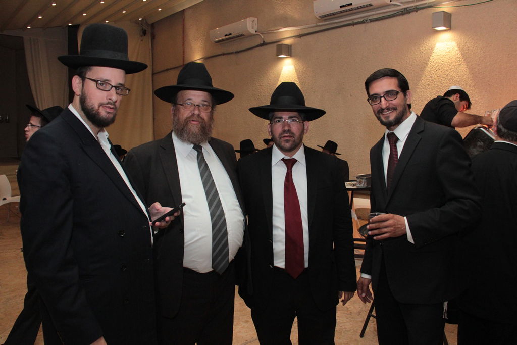 הרב שמואל רבינוביץ חיתן, כל המי ומי התייצבו • גלריה