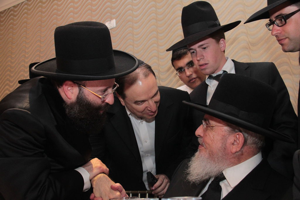 הרב שמואל רבינוביץ חיתן, כל המי ומי התייצבו • גלריה