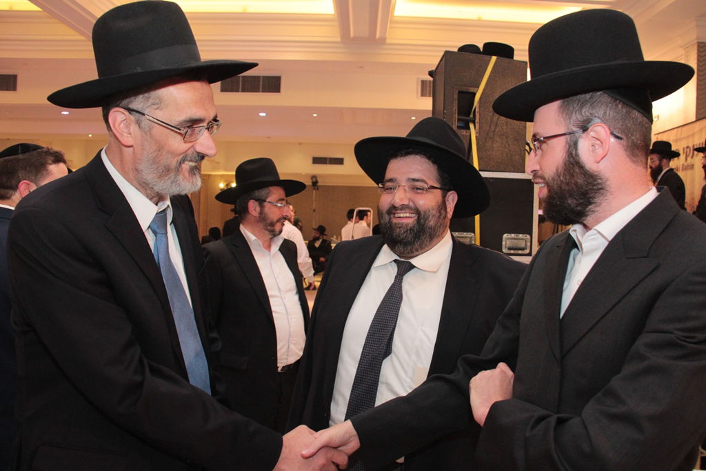 הרב שמואל רבינוביץ חיתן, כל המי ומי התייצבו • גלריה