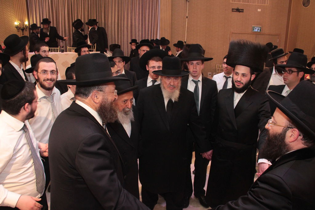 הרב שמואל רבינוביץ חיתן, כל המי ומי התייצבו • גלריה