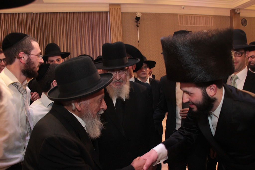 הרב שמואל רבינוביץ חיתן, כל המי ומי התייצבו • גלריה