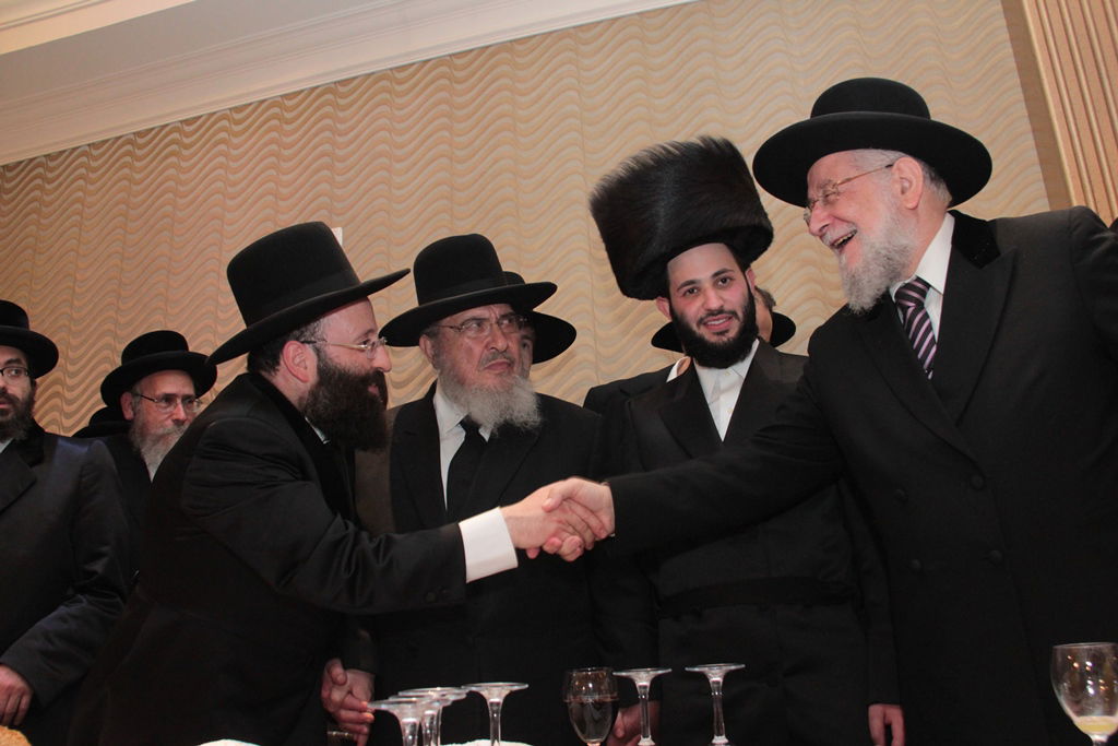 הרב שמואל רבינוביץ חיתן, כל המי ומי התייצבו • גלריה