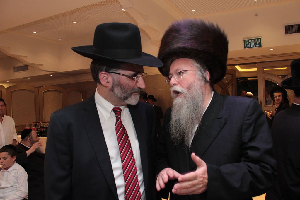 הרב שמואל רבינוביץ חיתן, כל המי ומי התייצבו • גלריה