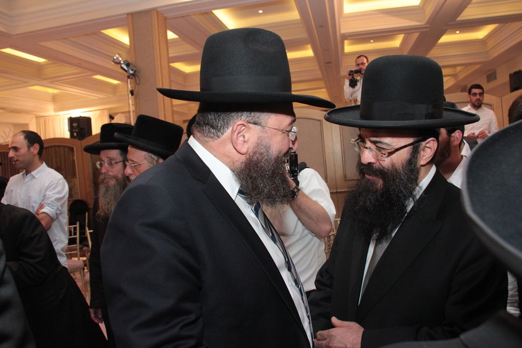 הרב שמואל רבינוביץ חיתן, כל המי ומי התייצבו • גלריה