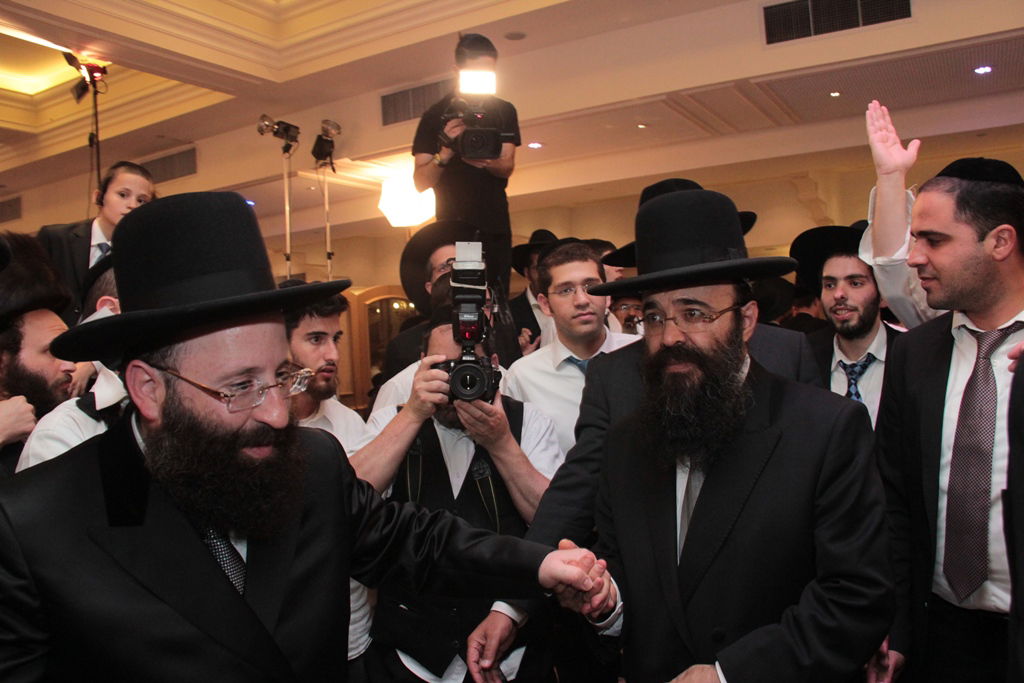 הרב שמואל רבינוביץ חיתן, כל המי ומי התייצבו • גלריה