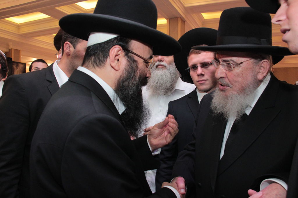 הרב שמואל רבינוביץ חיתן, כל המי ומי התייצבו • גלריה