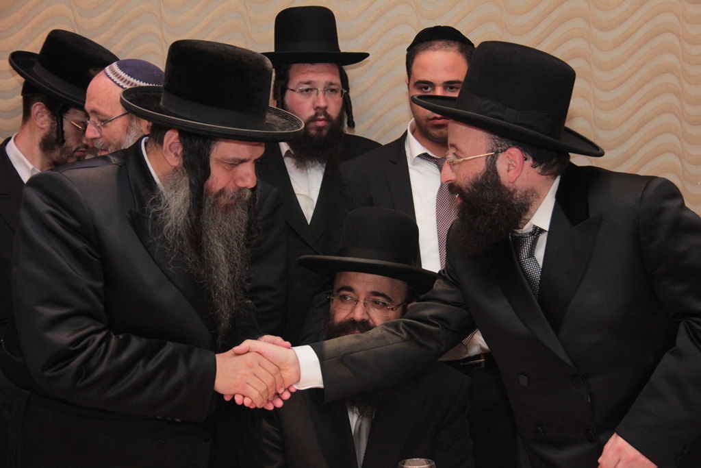 הרב שמואל רבינוביץ חיתן, כל המי ומי התייצבו • גלריה