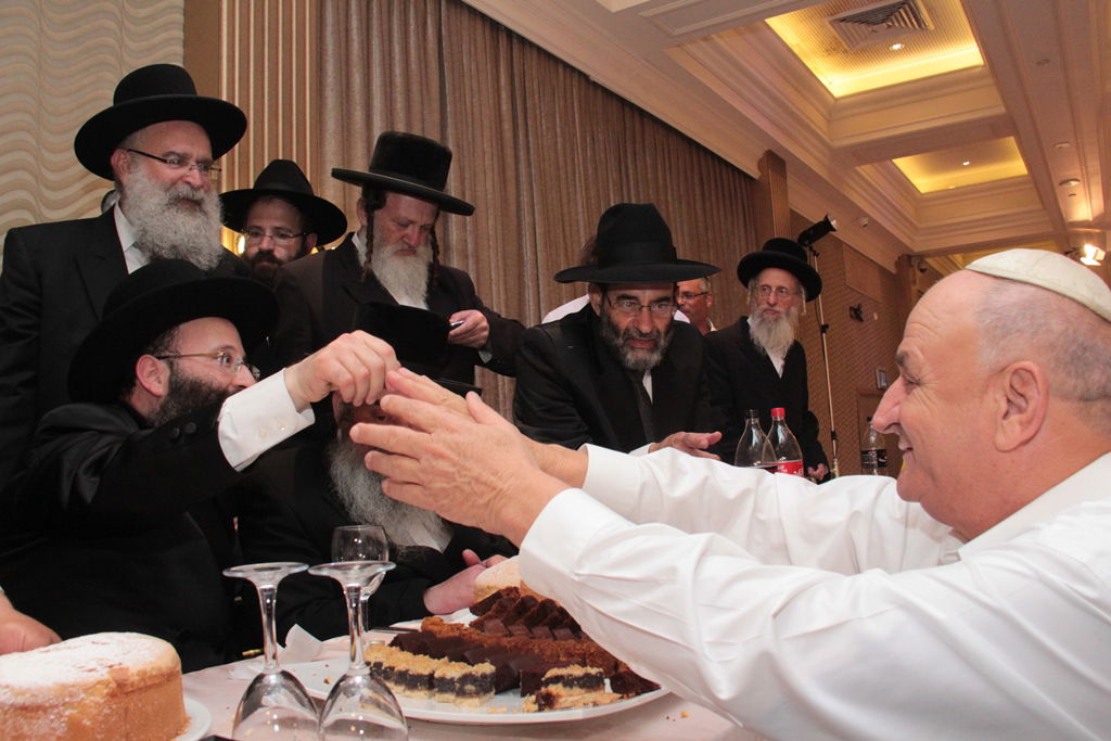 הרב שמואל רבינוביץ חיתן, כל המי ומי התייצבו • גלריה