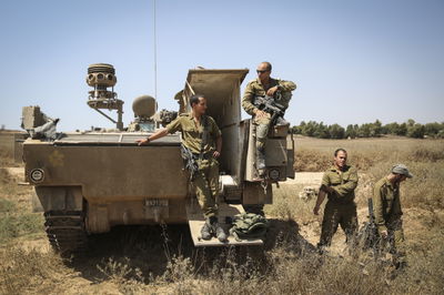 כוחות צה"ל בגבול הרצועה