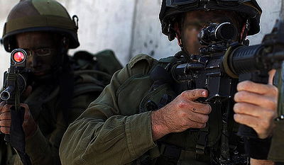 חיילי צה"ל בגבול רצועת עזה