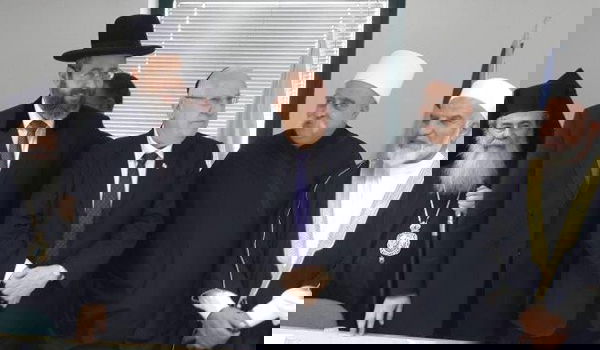 הרב לאו, הנשיא הנבחר ומנהיגי הדתות