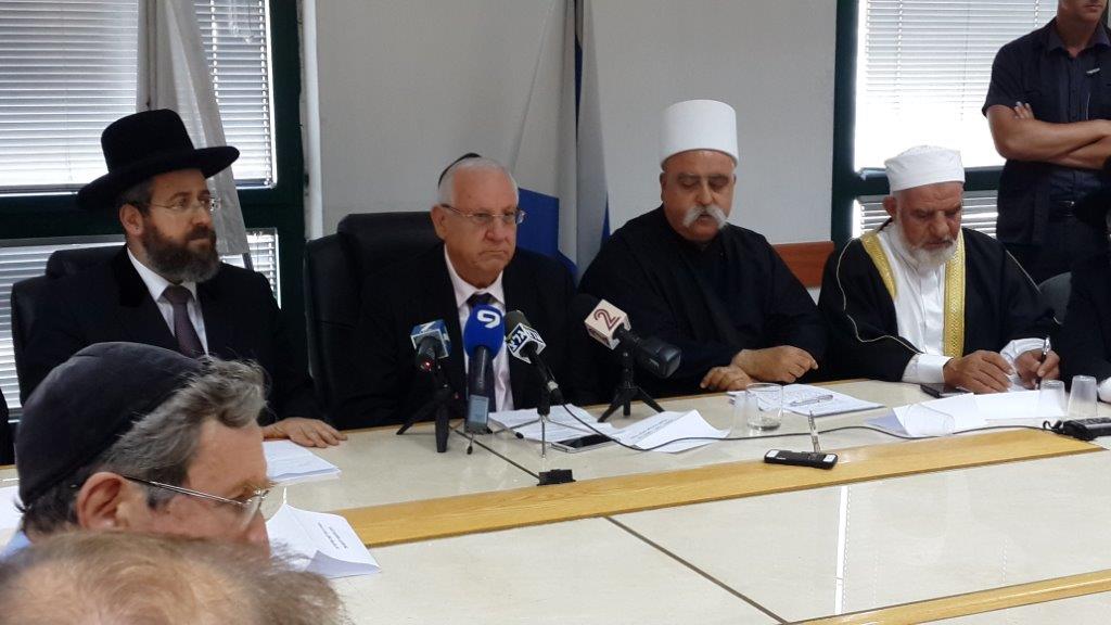 מנהיגי הדתות: 'די לשפיכות הדמים'