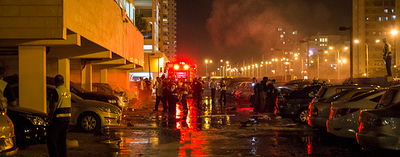 נפילת הרקטה באשדוד