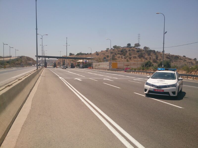 בחסדי שמים - סוכל פיגוע: רכב ממולכד נלכד בכביש 5