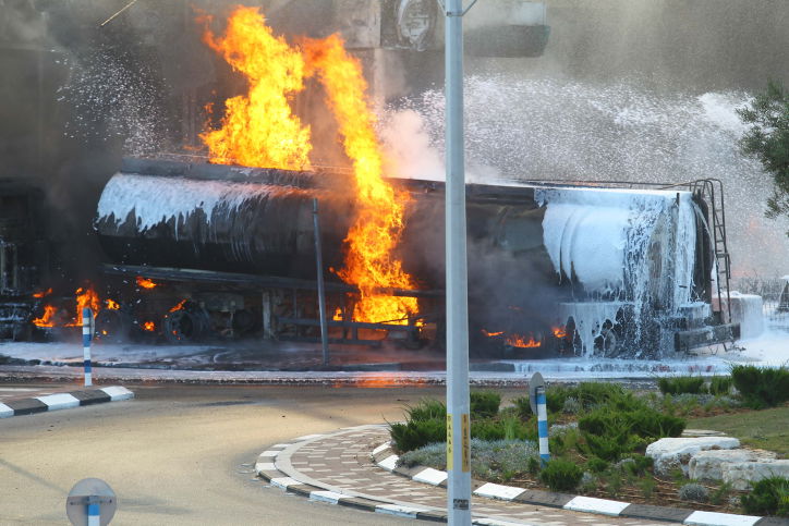 זירת הנפילה באשדוד