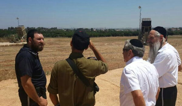 תיעוד: מרדכי בן דוד ביקר ב"כיפת ברזל"