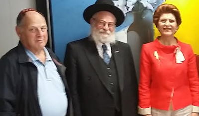 נציבת האיחוד האירופי עם רבני מרכז רבני אירופה