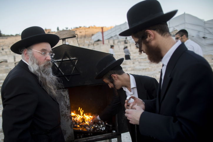 תיעוד: הילולת "אור החיים" בהר הזיתים