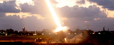 כיפת ברזל בפעולה