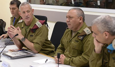 הרמטכ"ל בהערכת מצב בבור בקריה