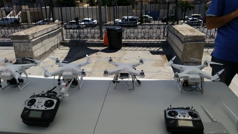 חדש: מזל"טים שומרים על הרכבת הקלה מפני איום